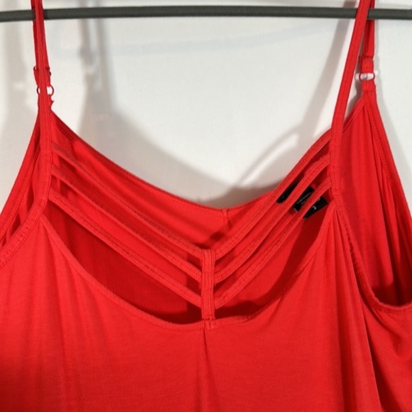 Torrid Red Lattice Strappy Tank Top - Picture 7 of 9